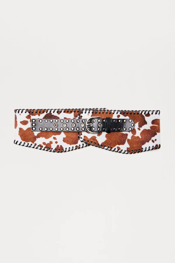 Life's A Rodeo Wide Belt - Multi Color